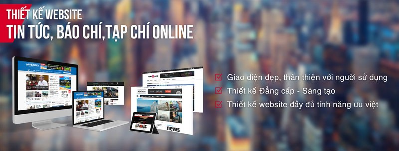 thiết kế website tin tức