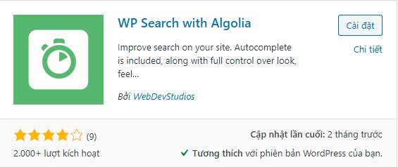 plugin tìm kiếm cho WordPress